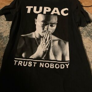 Black Tupac Graphic T-Shirt
